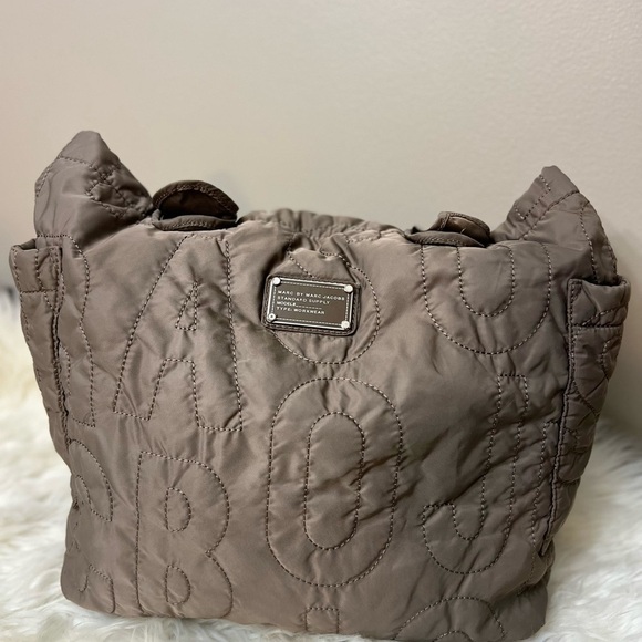 MARC BY MARC JACOBS Shoulder Tote Bag Nylon Grey